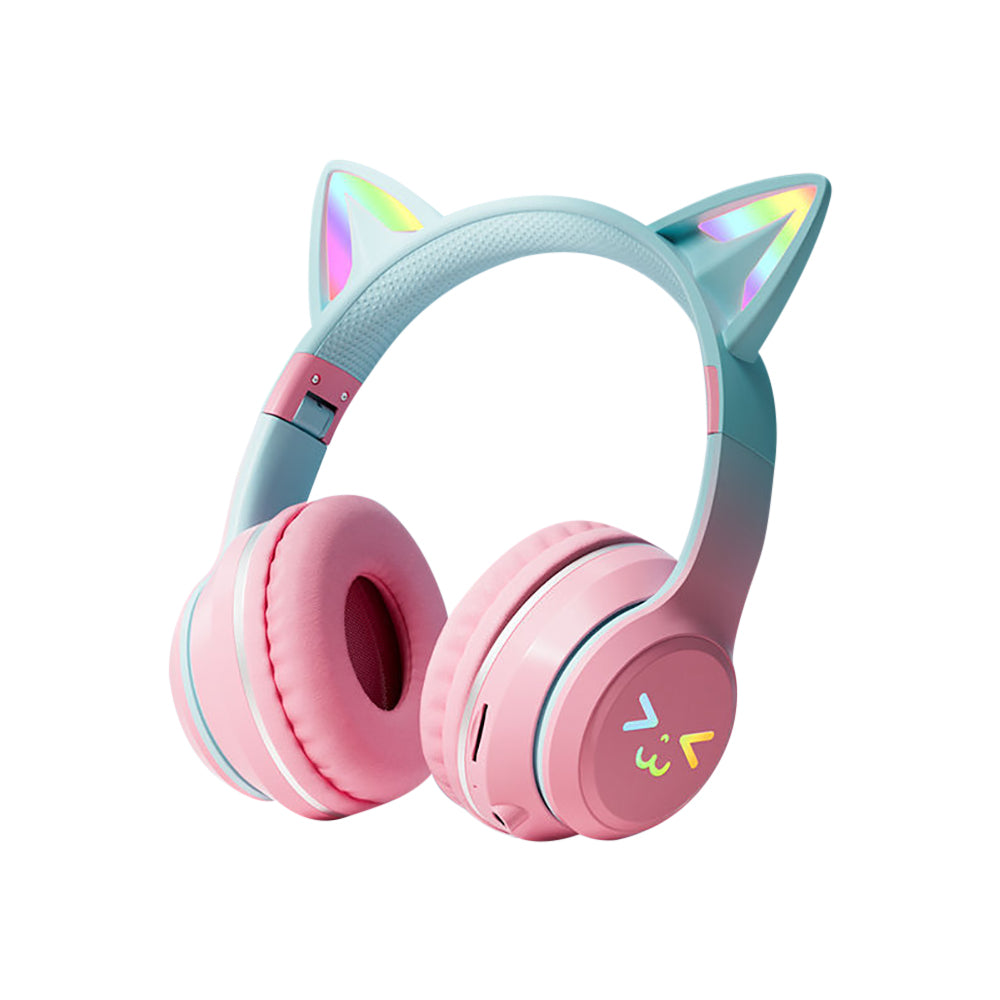 RGB Cat Ear Bluetooth Earphones