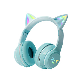 RGB Cat Ear Bluetooth Earphones