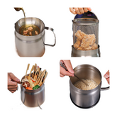 Stainless Steel Oil Strainer Pot