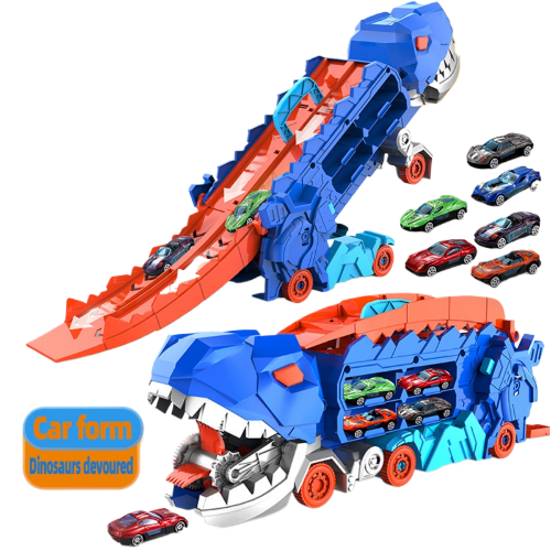 Transport Dinosaur Truck with Foldable Sliding