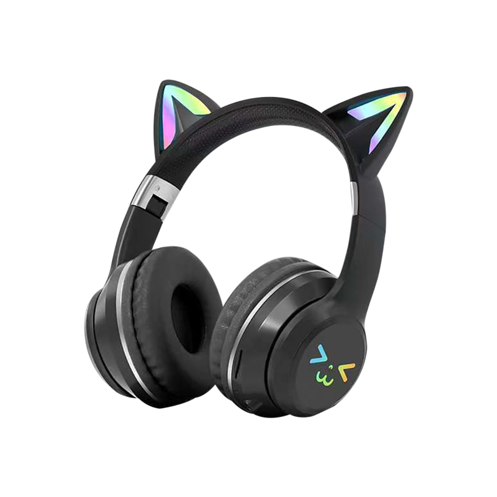 RGB Cat Ear Bluetooth Earphones